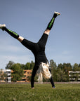 eXtend High – Kompressiosukat – Musta / Lime.