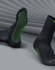 eXtend Grip crew – Compression Grip Socks – Black/Lime