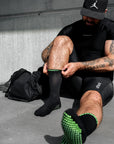 eXtend Ankle – Compresssion Ankle Socks – Black/Lime