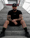 eXtend Ankle – Compresssion Ankle Socks – Black/Lime