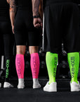 eXtend High – Calf sleeves for compression and rehabilitation – Pressure category 2 – Black/Lime