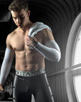 eXtend Low – Compression Arm Sleeves for Recovery – White – 2-pack