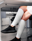 eXtend Low – Compression calf sleeves for recovery – White