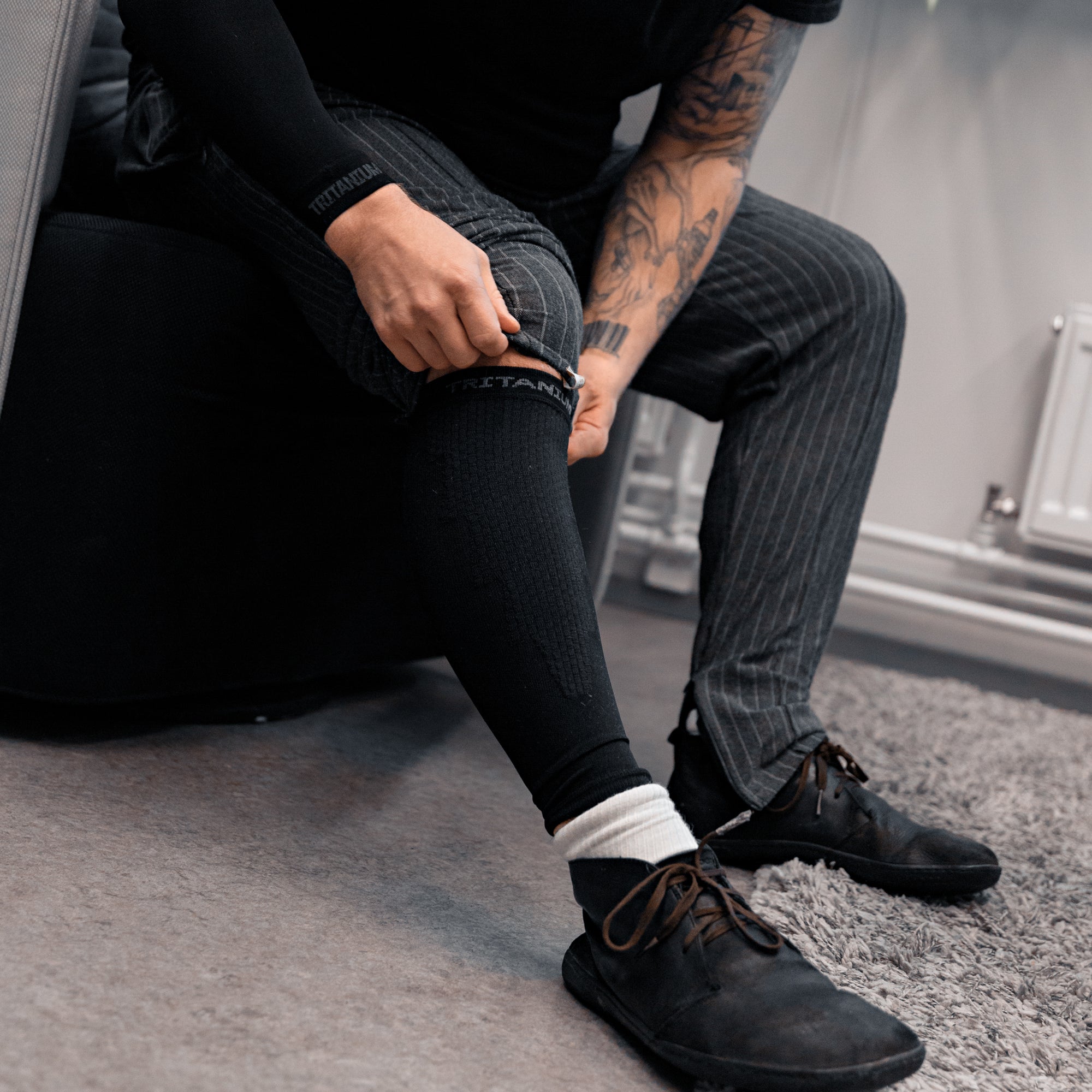 eXtend Low – Calf sleeves for compression and rehabilitation – Pressure category 1 – Black
