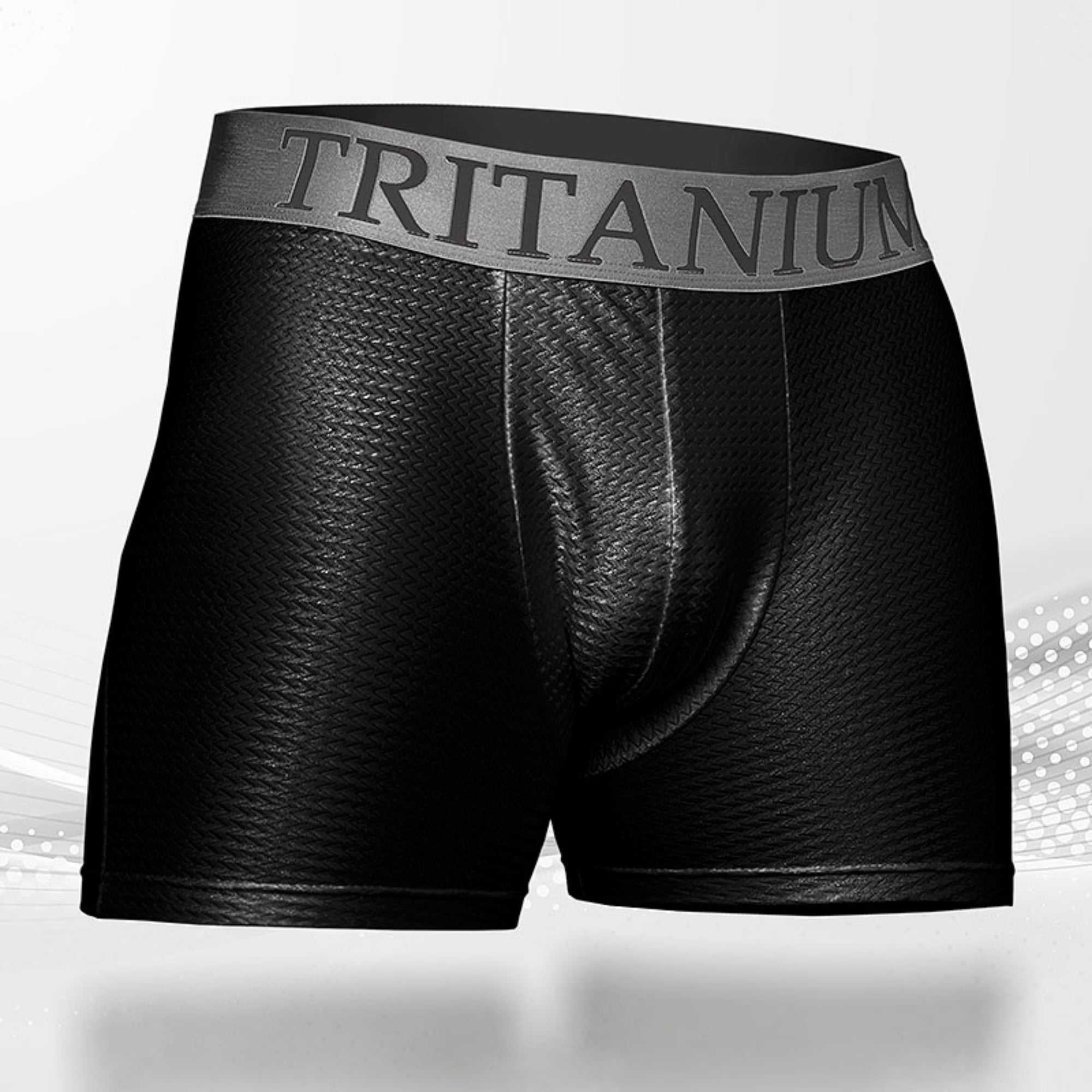 Intense – Miesten urheilubokserit – Metallic Black.