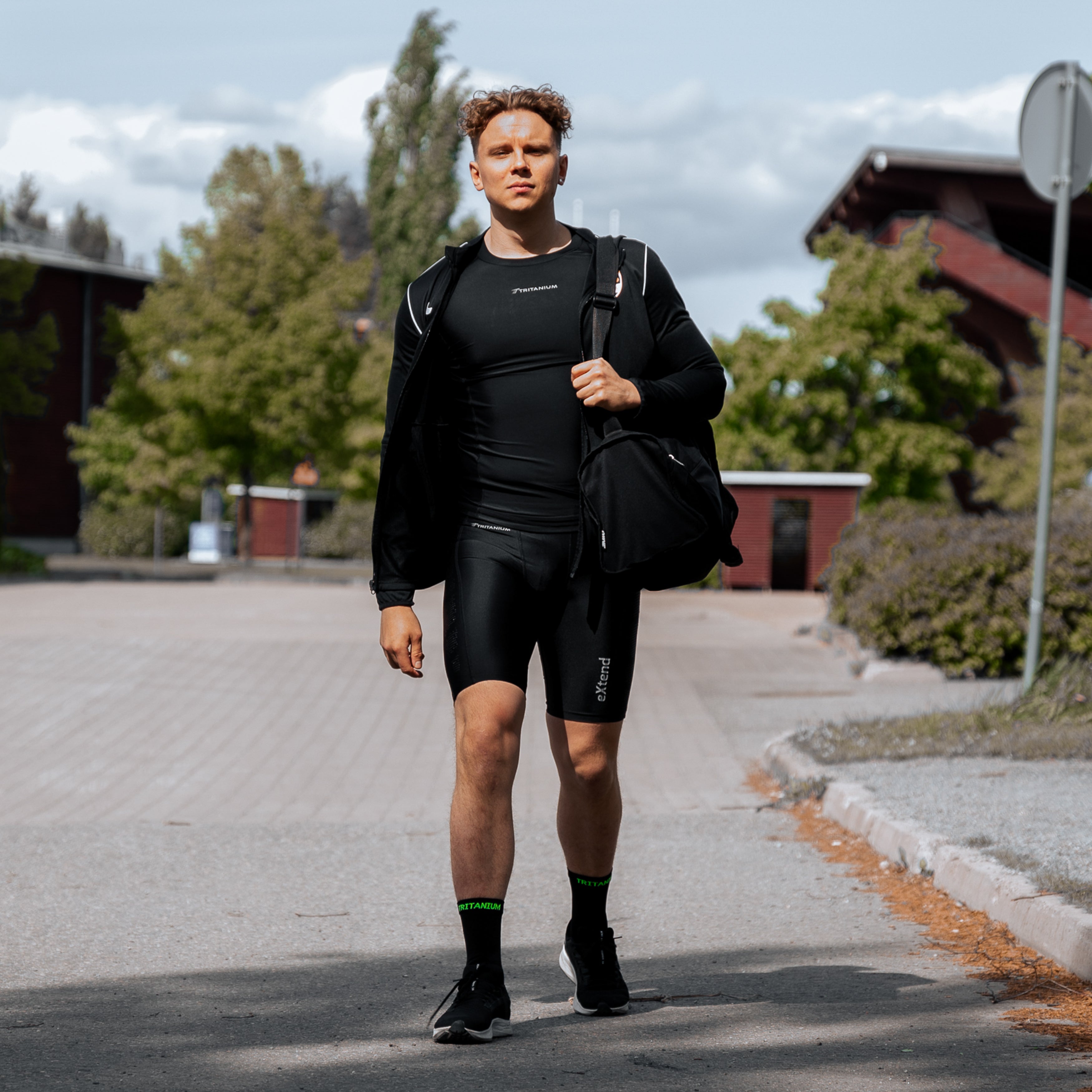 Protège-tibia Uhlsport Towart Tight - Rembourré, Réglable, Mixte - 7
