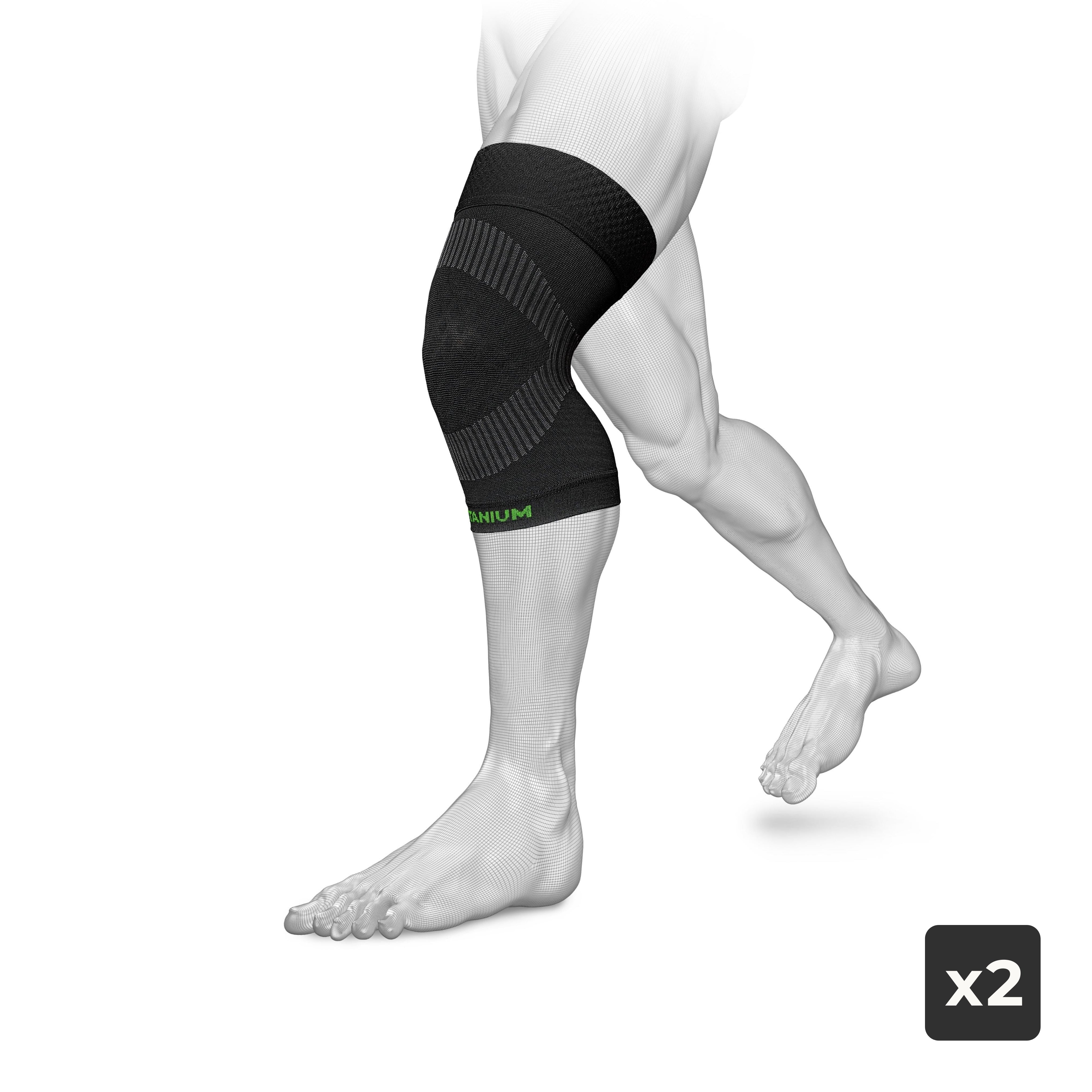 eXtend High – Compression knee supports – 2-pack – Tritanium Store