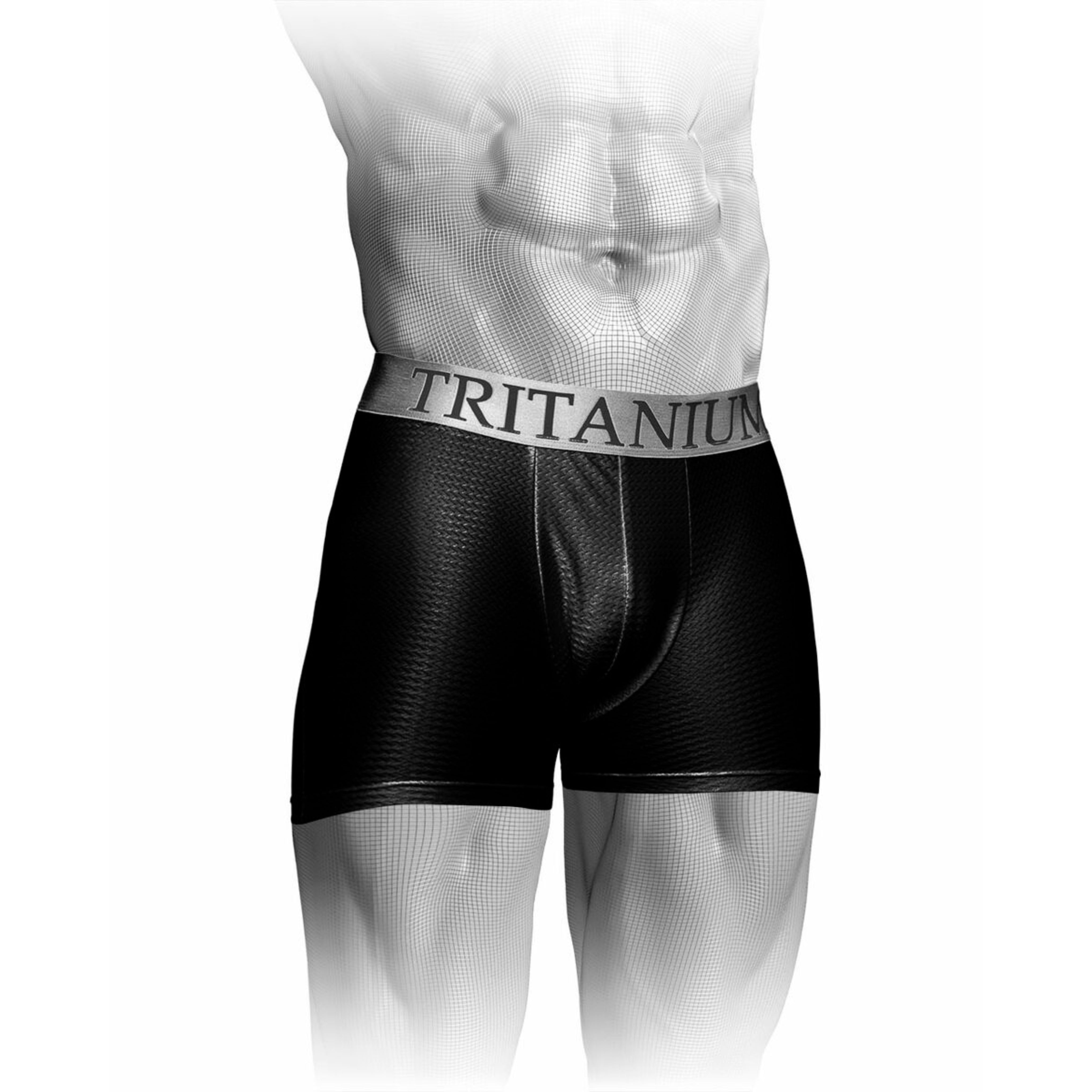 Intense – Men’s sports Boxers – Metallic Black – Tritanium Store